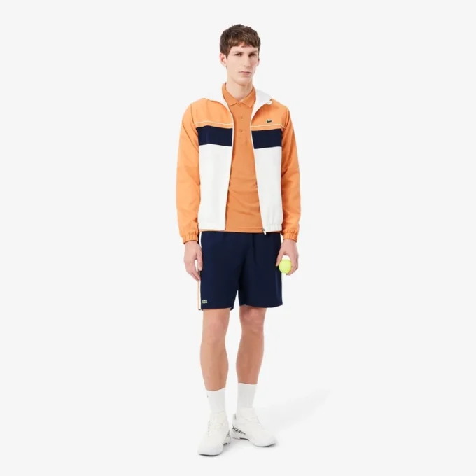 Polo de golf con protección UV de corte regular para hombre