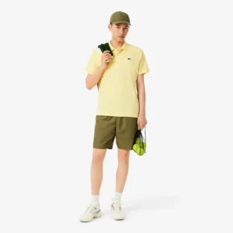 Polo de golf con protección UV de corte regular para hombre