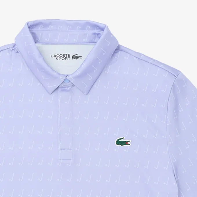 Polo de golf con protección UV de corte regular para hombre
