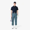 Polo de golf con protección UV de corte regular para hombre