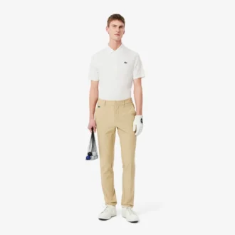 Polo de golf con protección UV de corte regular para hombre