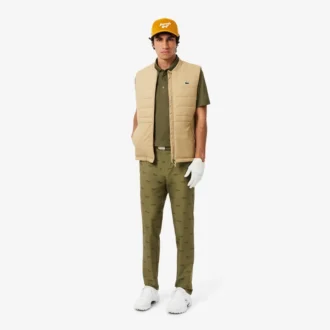 Polo de golf con protección UV de corte regular para hombre