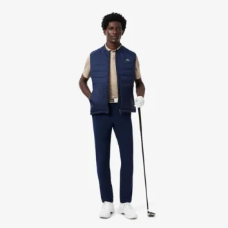 Polo de golf con protección UV de corte regular para hombre