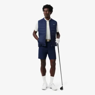 Polo de golf con protección UV de corte regular para hombre