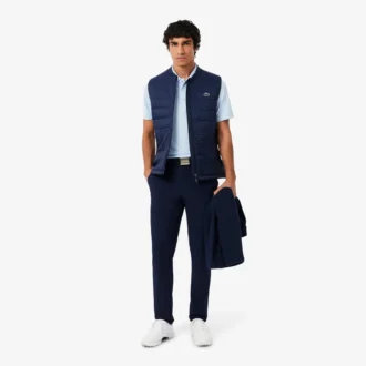 Polo de golf con protección UV de corte regular para hombre