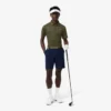 Polo de golf con protección UV de corte regular para hombre