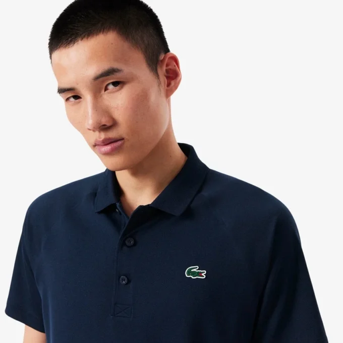 Polo de golf con protección UV de corte regular para hombre