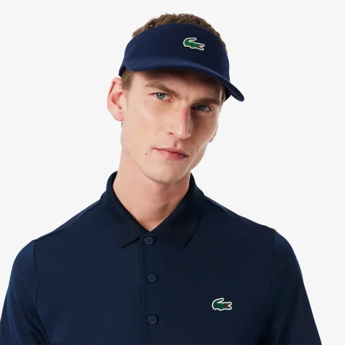 Polo de golf con protección UV de corte regular para hombre