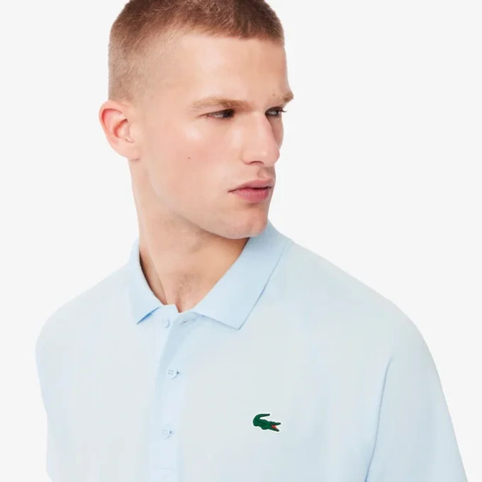 Polo de golf con protección UV de corte regular para hombre