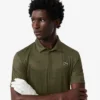 Polo de golf con protección UV de corte regular para hombre
