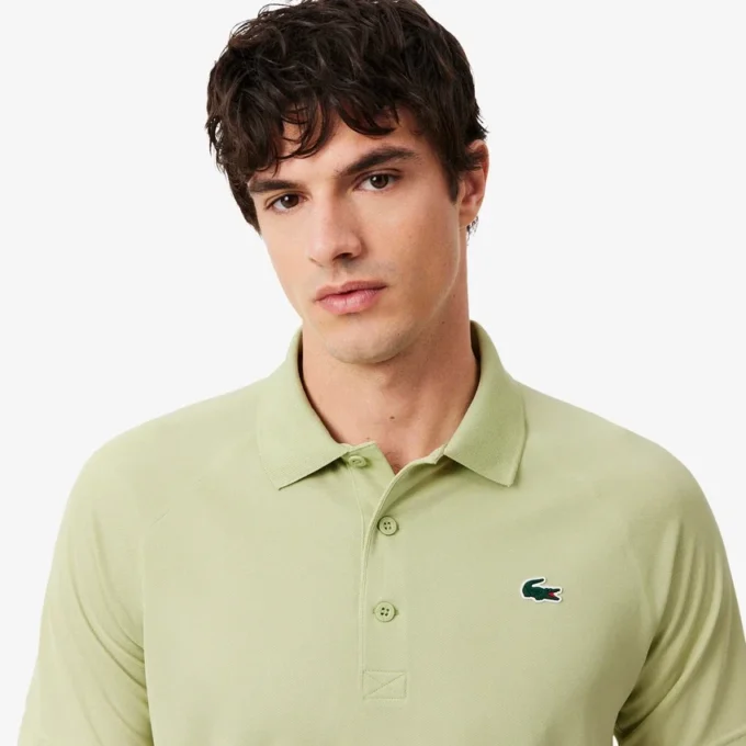 Polo de golf con protección UV de corte regular para hombre