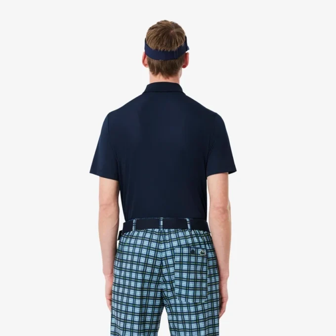 Polo de golf con protección UV de corte regular para hombre