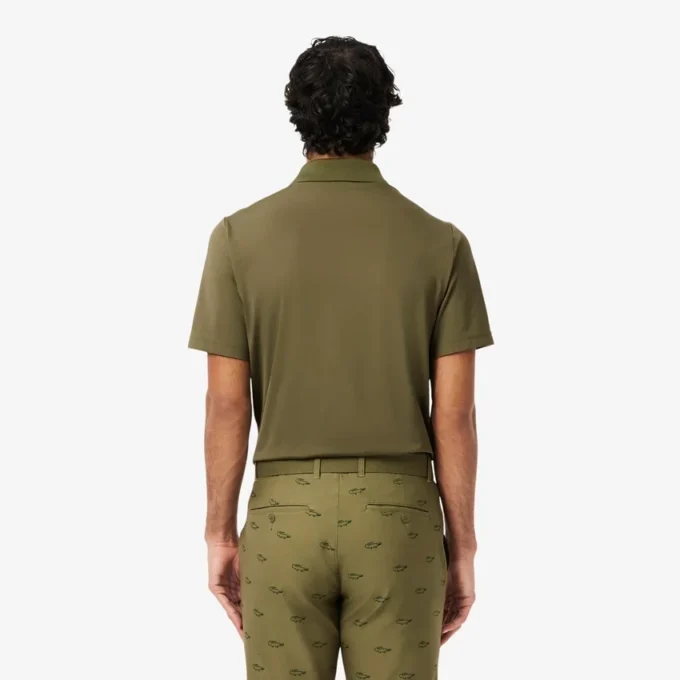 Polo de golf con protección UV de corte regular para hombre