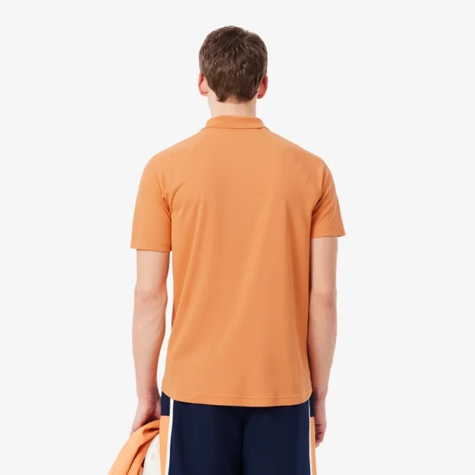 Polo de golf con protección UV de corte regular para hombre