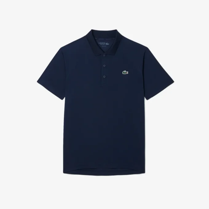 Polo de golf con protección UV de corte regular para hombre