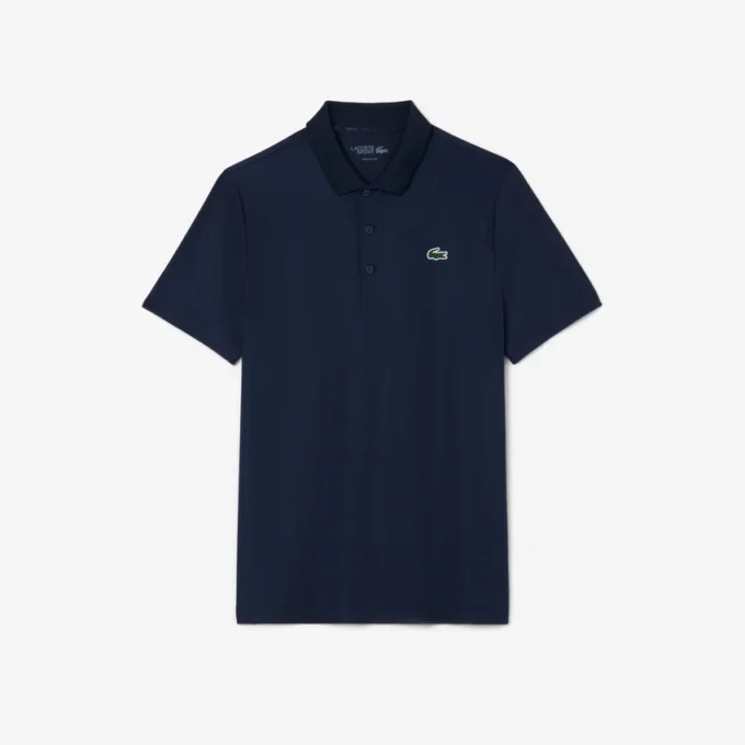 Polo de golf con protección UV de corte regular para hombre