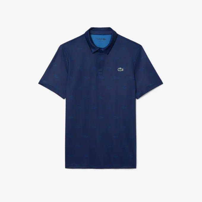Polo de golf con protección UV de corte regular para hombre