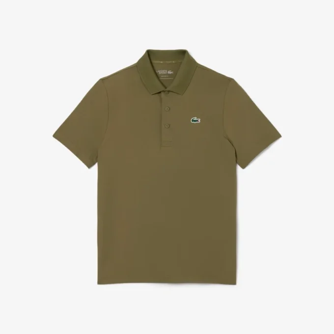 Polo de golf con protección UV de corte regular para hombre