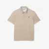 Polo de golf con protección UV de corte regular para hombre