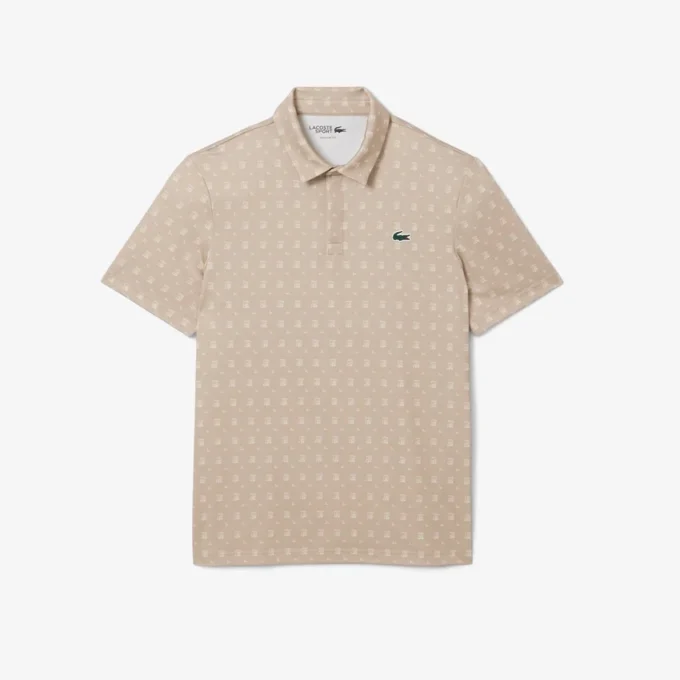Polo de golf con protección UV de corte regular para hombre