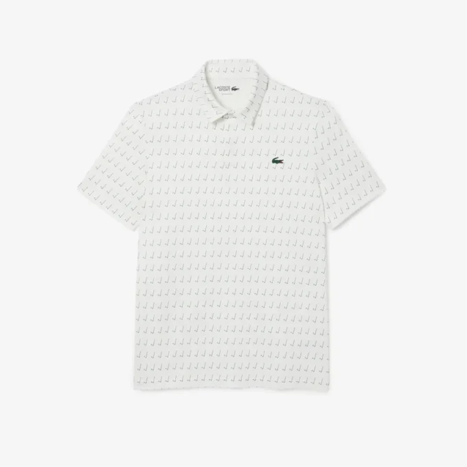 Polo de golf con protección UV de corte regular para hombre