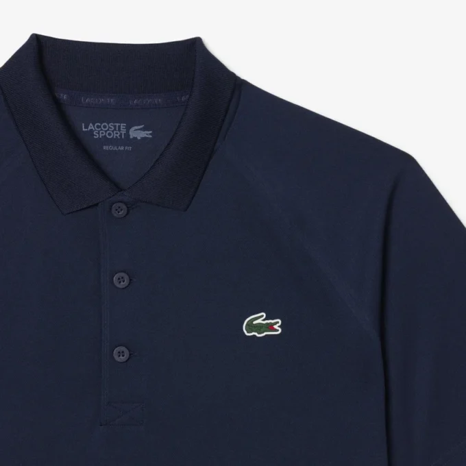 Polo de golf con protección UV de corte regular para hombre