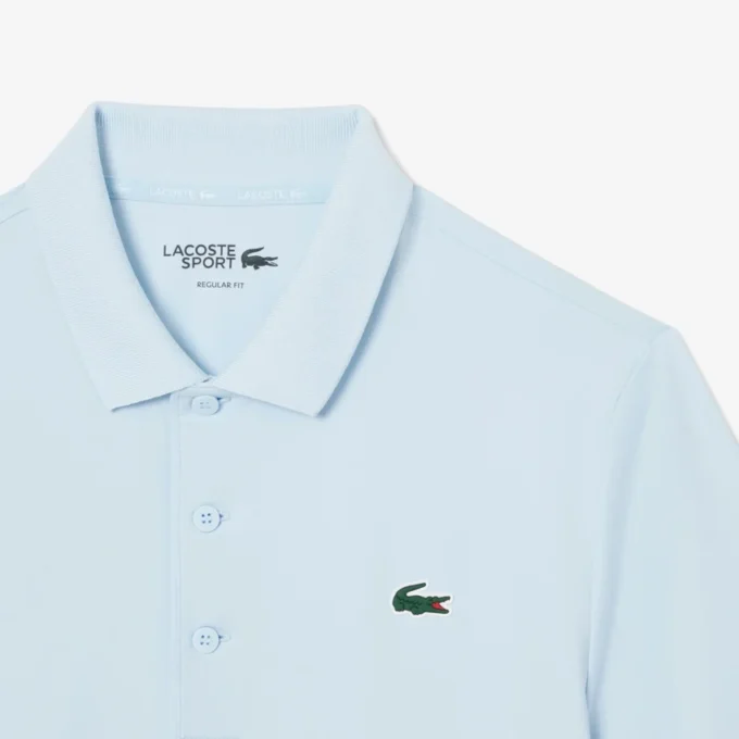 Polo de golf con protección UV de corte regular para hombre