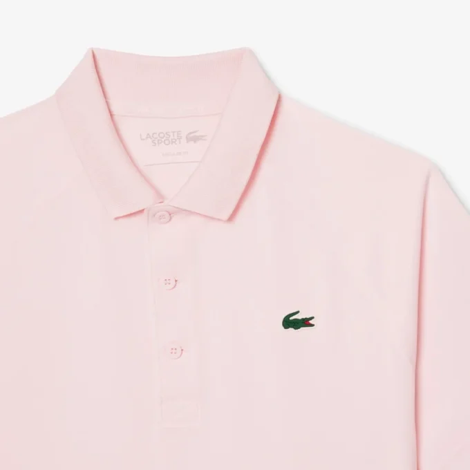 Polo de golf con protección UV de corte regular para hombre