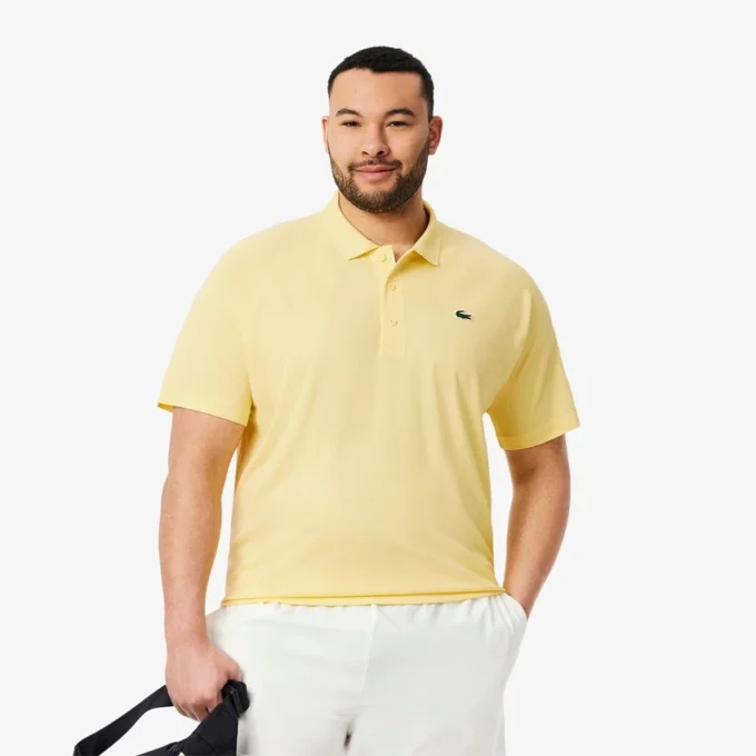Polo de golf con protección UV de corte regular para hombre