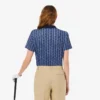 Polo de golf con protección UV y corte regular para mujer