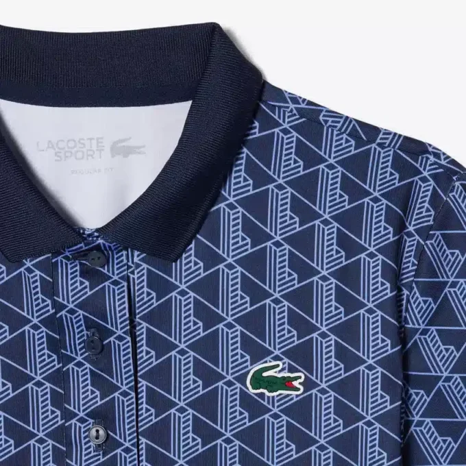 Polo de golf con protección UV y corte regular para mujer