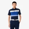 Polo de golf de corte regular para hombre con bloques de color
