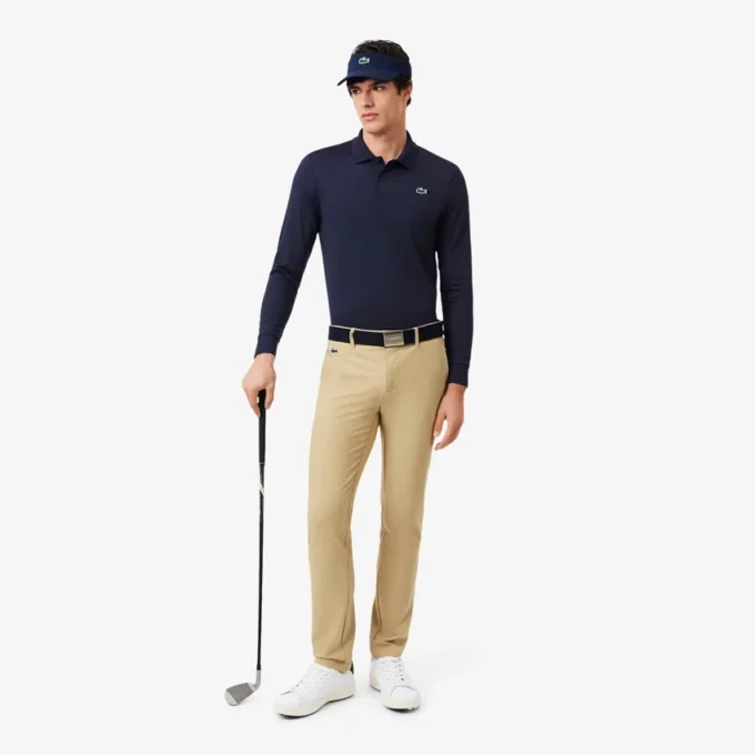 Polo de golf de manga larga Ultra Dry de corte regular