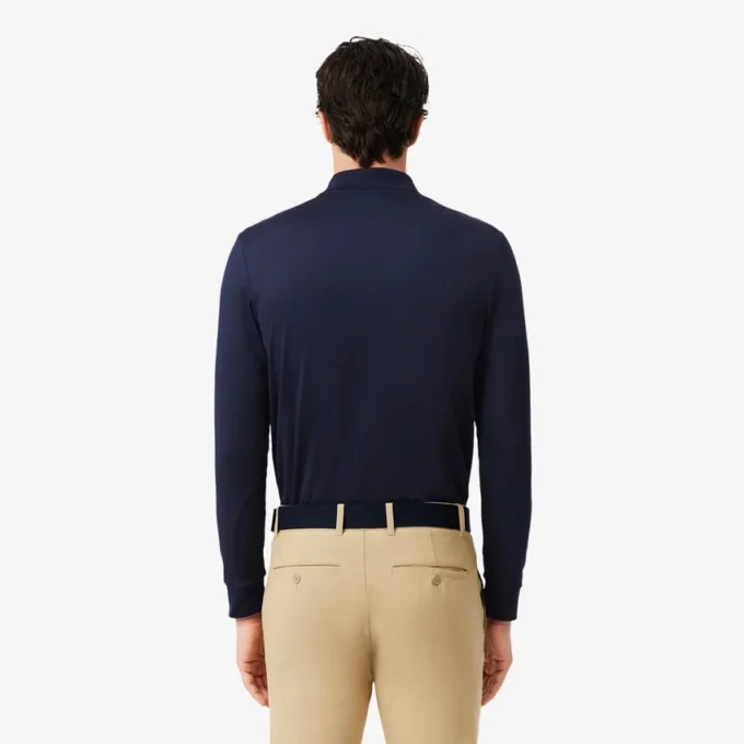 Polo de golf de manga larga Ultra Dry de corte regular