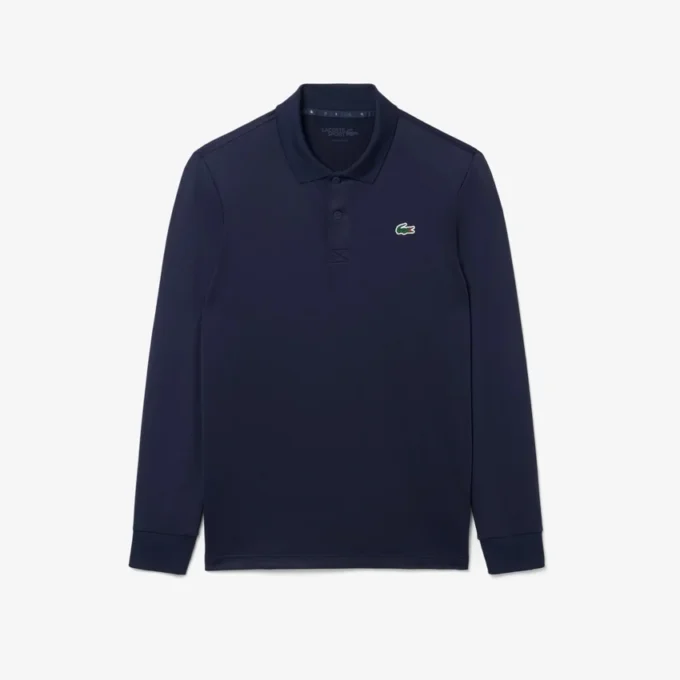 Polo de golf de manga larga Ultra Dry de corte regular