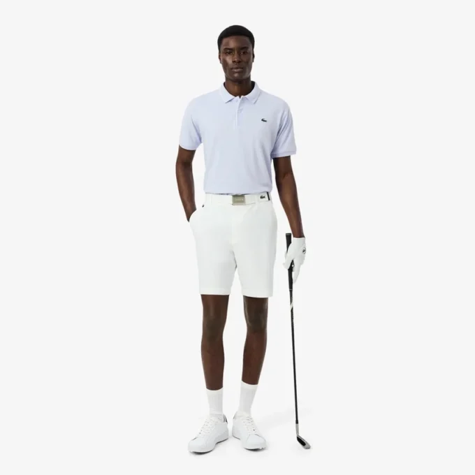 Polo de golf de mini piqué con regulación térmica