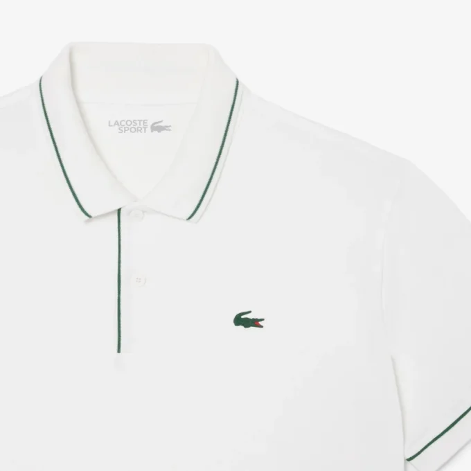 Polo de golf de mini piqué con regulación térmica