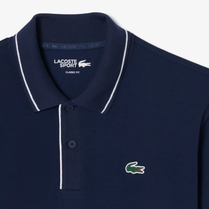 Polo de golf de mini piqué con regulación térmica