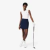 Polo de golf elástico con protección UV y corte entallado para mujer