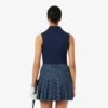Polo de golf elástico con protección UV y corte entallado para mujer