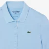 Polo de golf elástico con protección UV y corte entallado para mujer