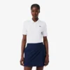 Polo de golf elástico Slim Fit con protección UV