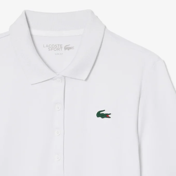 Polo de golf elástico Slim Fit con protección UV