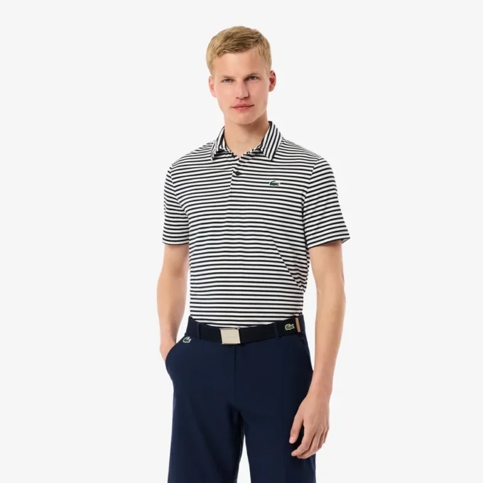 Polo de golf para hombre de corte regular con protección UV