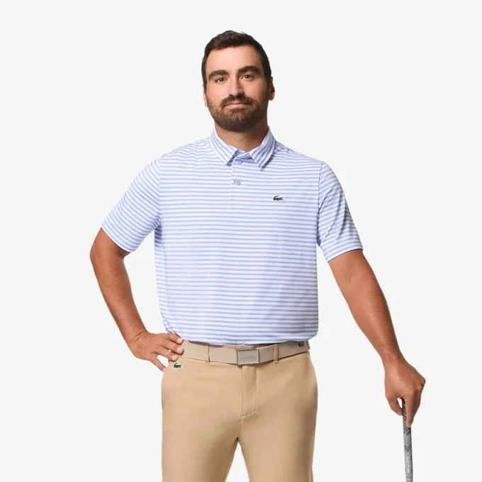 Polo de golf para hombre de corte regular con protección UV
