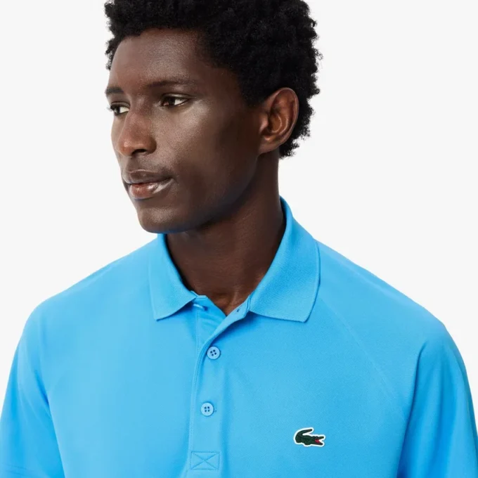 Polo de golf para hombre de corte regular con protección UV