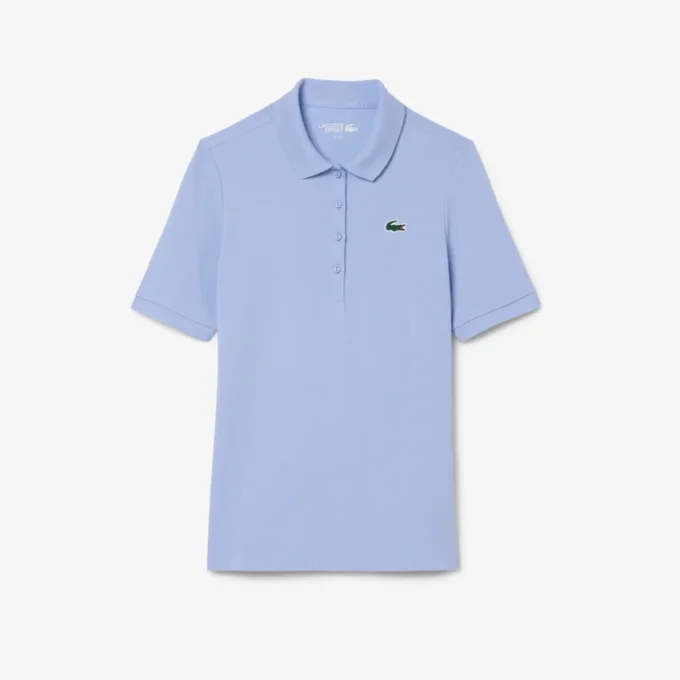 Polo de golf termorregulador de corte ajustado para mujer