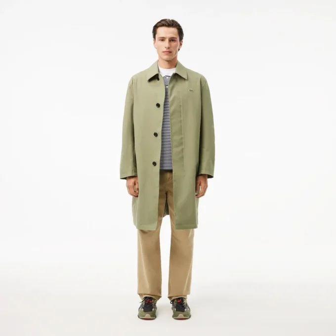 Polo de hombre L.12.12 de corte clásico con rayas y tejido Petit Piqué