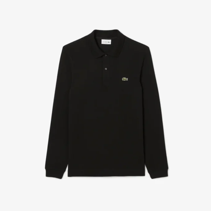 Polo de manga larga L.12.12 de corte ajustado para hombre