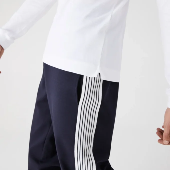 Polo de manga larga L.12.12 de corte ajustado para hombre